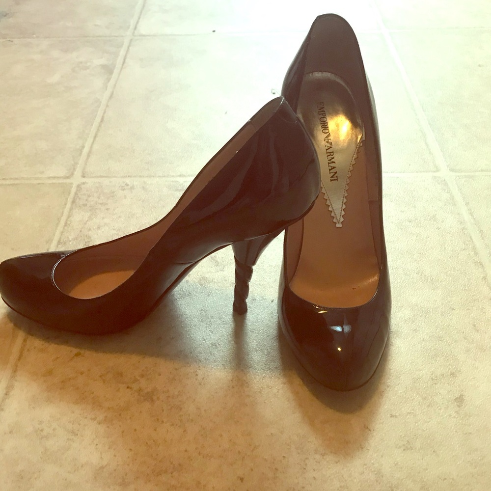 Emporio Armani twisted pump heels 👠 sz 37.5